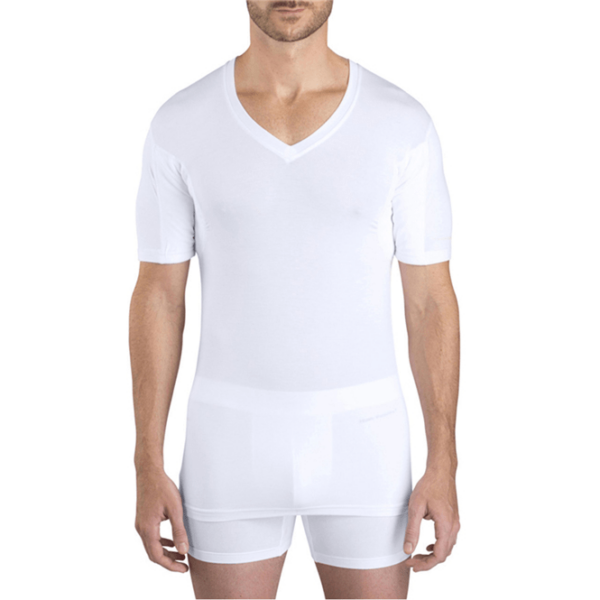 sweatstop tričko proti pocení tencel tm modal pánské bílé detail