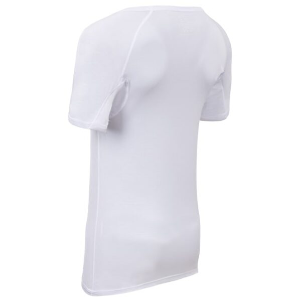 sweatstop bílé pánské triko proti pocení zadní boční detail